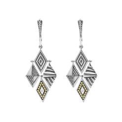 Drop Earrings<LAGOS Two-Tone Drop Earrings
