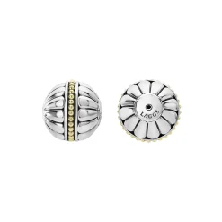 Two-Tone<LAGOS Two-Tone Fluted Earring Backs