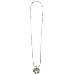 Two-Tone<LAGOS Two-Tone Heart Pendant Necklace