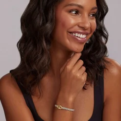 Caviar Bracelets<LAGOS Two-Tone Interlocking Caviar Bracelet | 6Mm