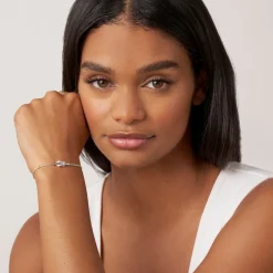 Diamonds<LAGOS Two-Tone Knot Diamond Bolo Bracelet