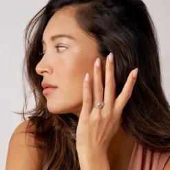 Diamonds<LAGOS Two-Tone Knot Diamond Ring