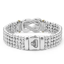 Diamonds<LAGOS Two-Tone Knot Diamond Statement Bracelet