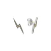 Two-Tone<LAGOS Two-Tone Lightning Bolt Stud Earrings