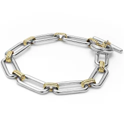 Link Bracelets<LAGOS Two-Tone Link Bracelet