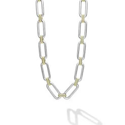 Two-Tone<LAGOS Two-Tone Link Necklace