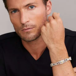 Bracelets<LAGOS Two-Tone Lock Curb Link Bracelet