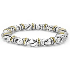 Bracelets<LAGOS Two-Tone Lock Curb Link Bracelet