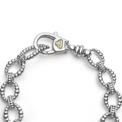 Two-Tone<LAGOS Two-Tone Love Knot Link Bracelet