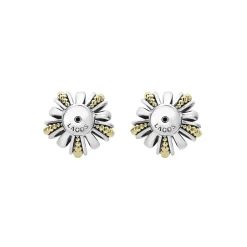 Two-Tone<LAGOS Two-Tone Open Fluted Earring Backs