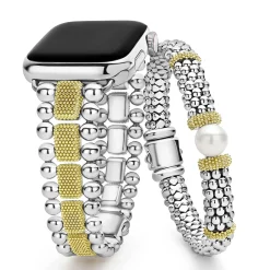 Silver<LAGOS Two-Tone Pearl And Smart Caviar Gift Set