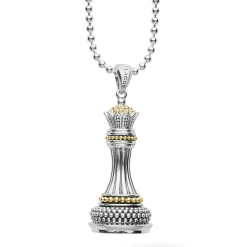 Long Necklaces<LAGOS Two-Tone Queen Pendant Necklace