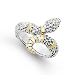 Two-Tone<LAGOS Two-Tone Snake Ring