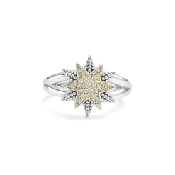 Diamonds<LAGOS Two-Tone Star Diamond Ring