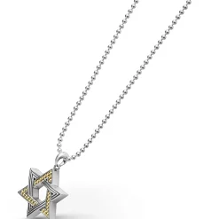 Necklaces & Chains<LAGOS Two-Tone Star Of David Amulet Necklace