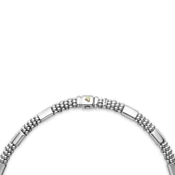 Two-Tone<LAGOS Two-Tone Station Diamond Necklace