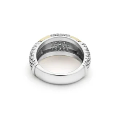 Diamonds<LAGOS Two-Tone Station Diamond Ring