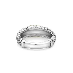 Caviar Rings<LAGOS Two-Tone X Caviar Diamond Ring