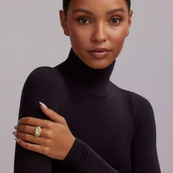 Two-Tone<LAGOS Two-Tone X Caviar Dome Ring