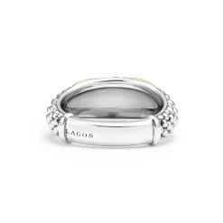 Two-Tone<LAGOS Two-Tone X Caviar Ring
