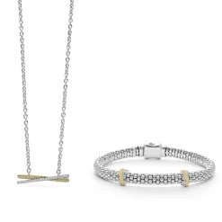 Diamonds<LAGOS Two-Tone X Diamond Gift Set