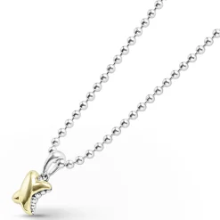 Two-Tone<LAGOS Two-Tone X Pendant Necklace