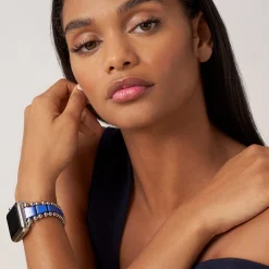 Watch Bands<LAGOS Ultramarine Ceramic And Stainless Steel Watch Bracelet-42-49Mm