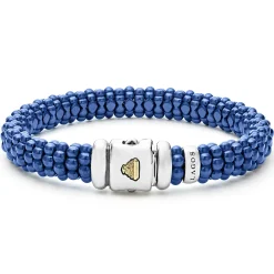 Silver<LAGOS Ultramarine Ceramic Caviar Bracelet Gift Set