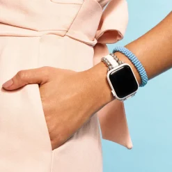 Watch Bracelets<LAGOS White Ceramic And Stainless Steel Watch Bracelet-38-45Mm