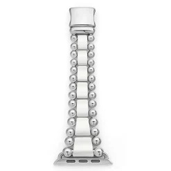 Watch Bands<LAGOS White Ceramic And Stainless Steel Watch Bracelet-42-49Mm