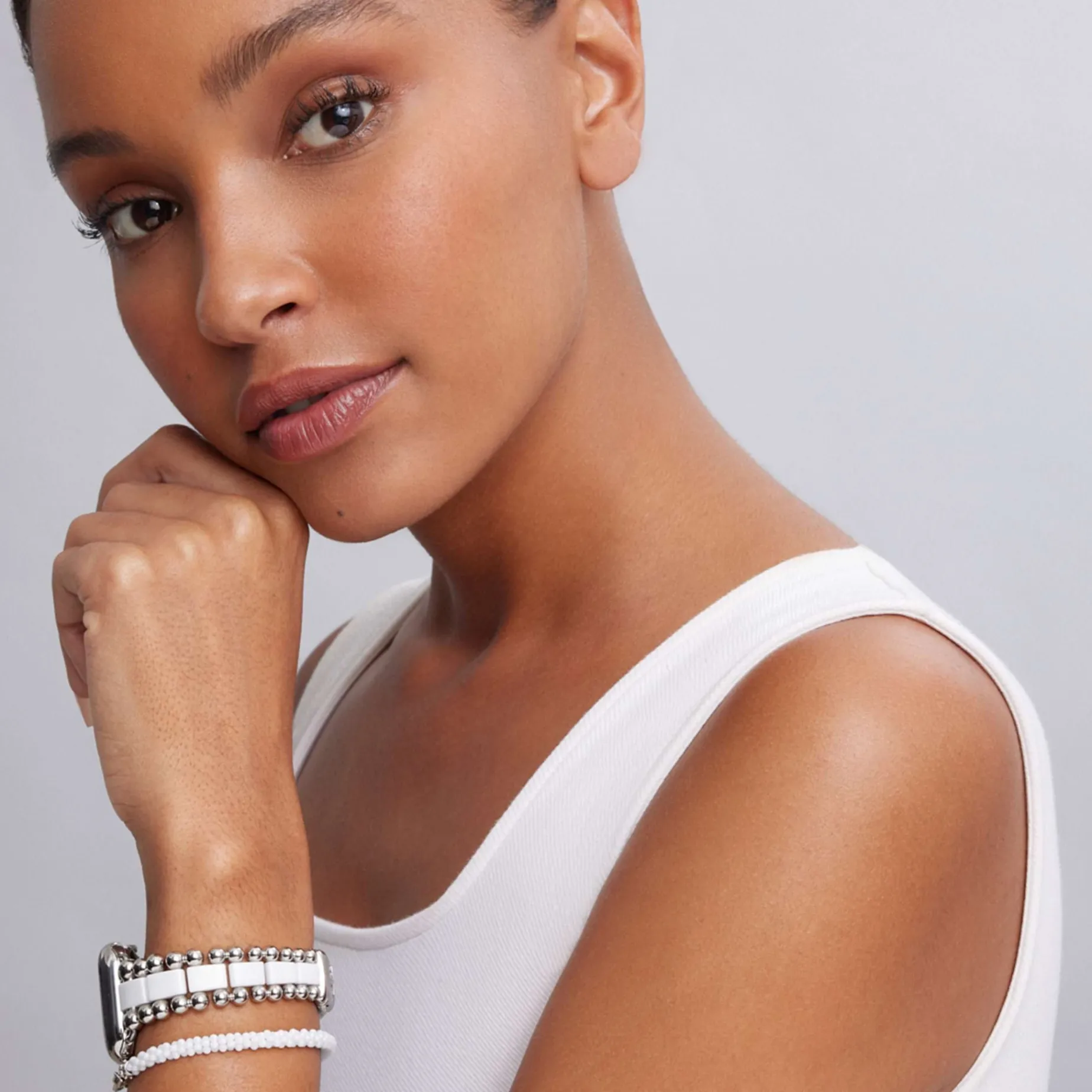 Watch Bracelets<LAGOS White Ceramic Smart Caviar Gift Set