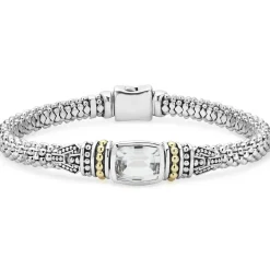 Gemstones<LAGOS White Topaz Caviar Bracelet | 6Mm