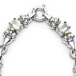 Gemstones<LAGOS White Topaz Caviar Necklace