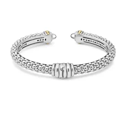 Cuffs<LAGOS White Topaz Cuff Bracelet | 8Mm