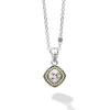 Gemstones<LAGOS White Topaz Pendant Necklace