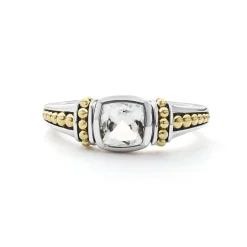 Two-Tone<LAGOS White Topaz Ring