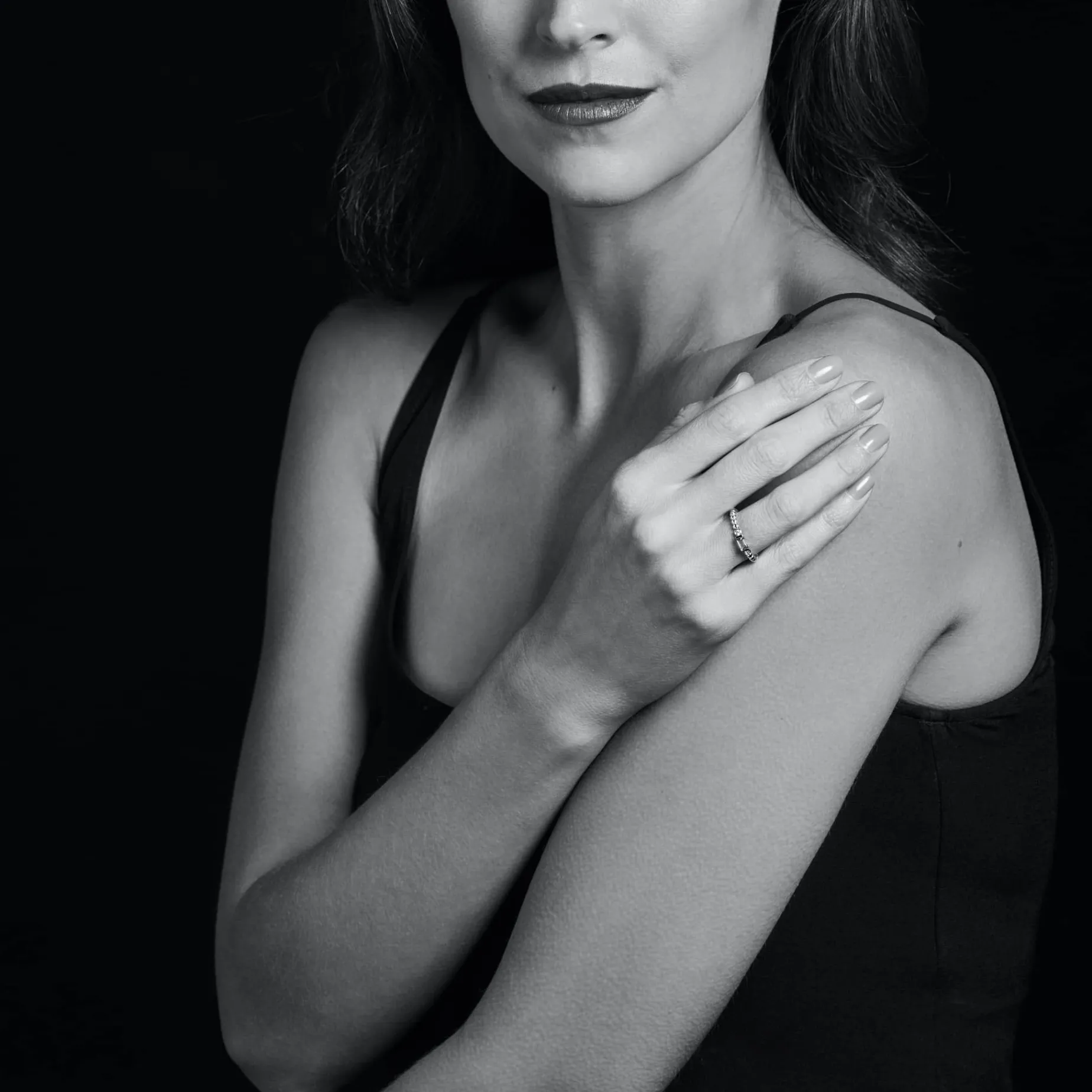 Stacking Rings<LAGOS White Topaz Stacking Ring With Diamonds