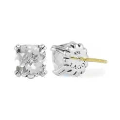 Stud Earrings<LAGOS White Topaz Stud Earrings