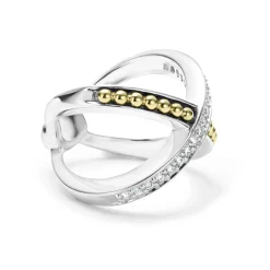 Two-Tone<LAGOS X Diamond Ring