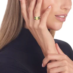 Caviar Rings<LAGOS X Stacking Ring Set